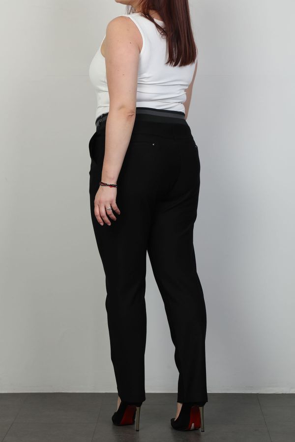 Picture of Extenzi 1375xl BLACK Plus Size Women Pants 