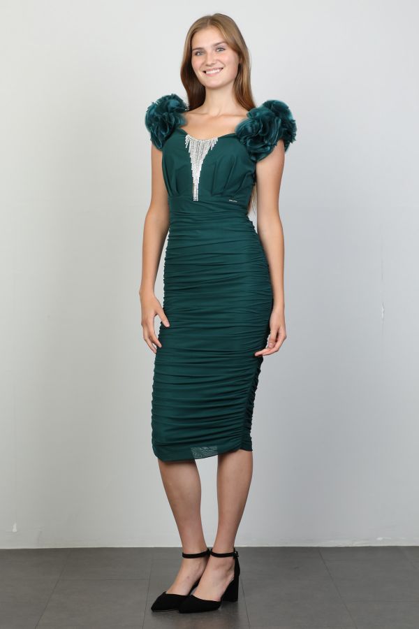 Picture of Green World 8079 GREEN Women Dress