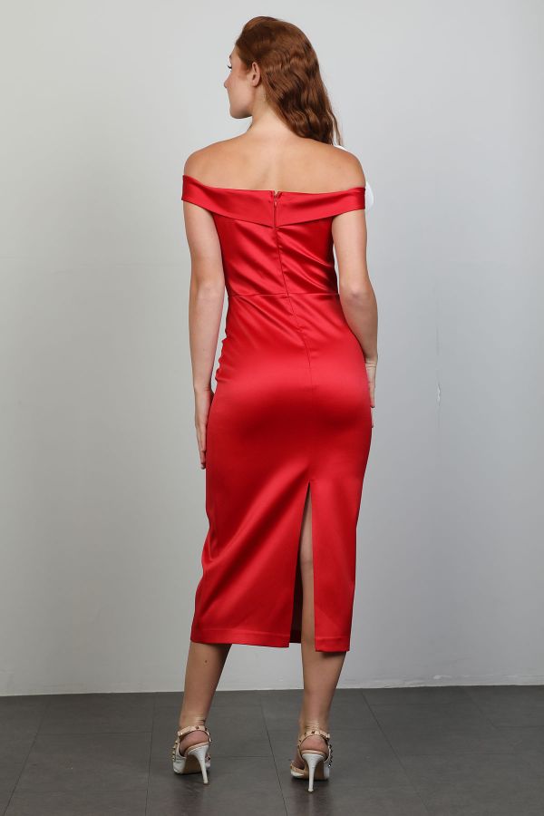 Picture of Green World 8388 RED Women Dress