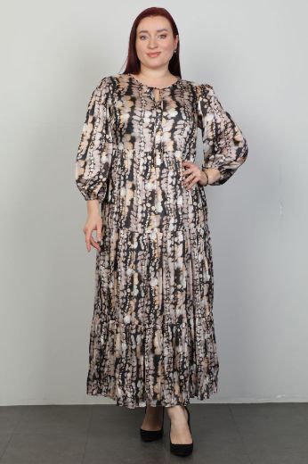 Picture of Nzr Line 4015xl POWDER Plus Size Women Dress 