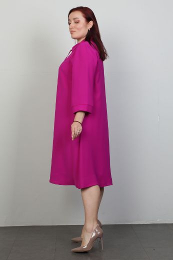 Picture of Ventura 6501xl FUCHSIA Plus Size Women Dress 