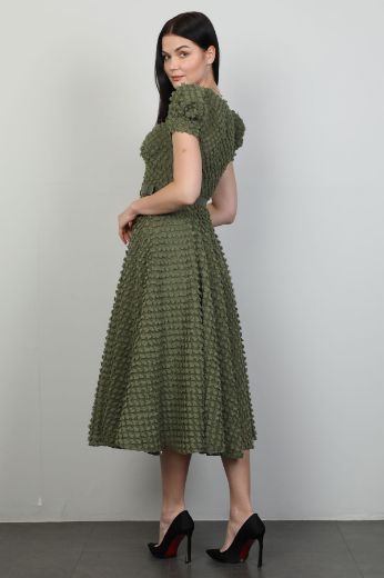 Picture of Green World 8277 KHAKI Women Dress