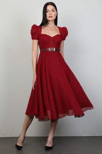 Picture of Green World 8277 RED Women Dress