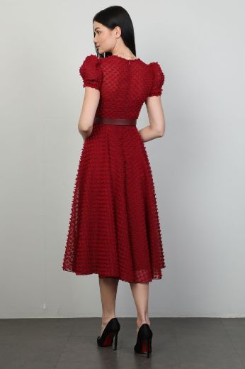 Picture of Green World 8277 RED Women Dress