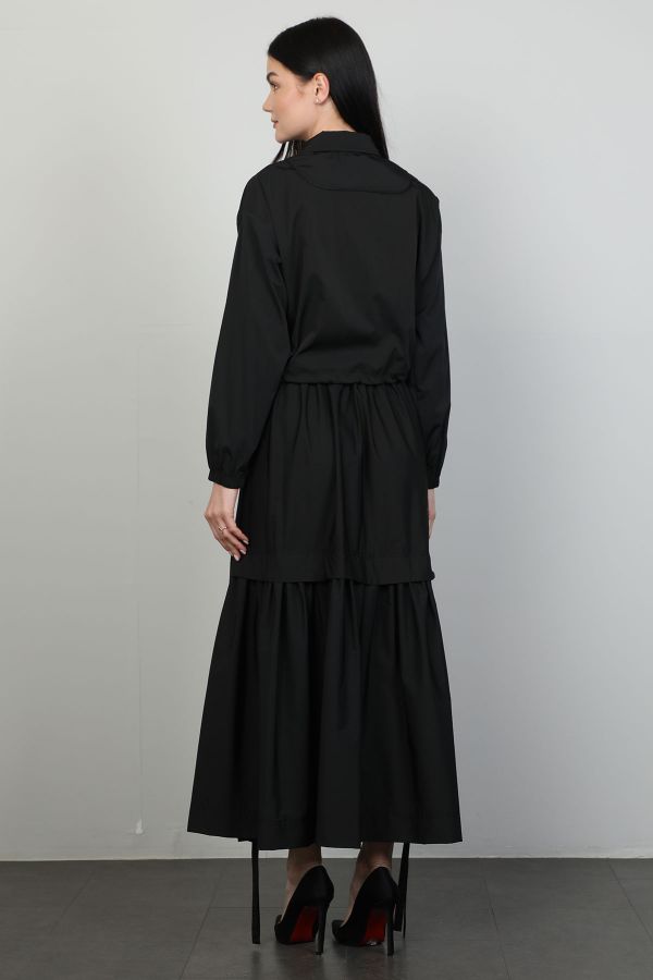 Picture of Roux 2428119 BLACK WOMANS SKIRT SUIT 