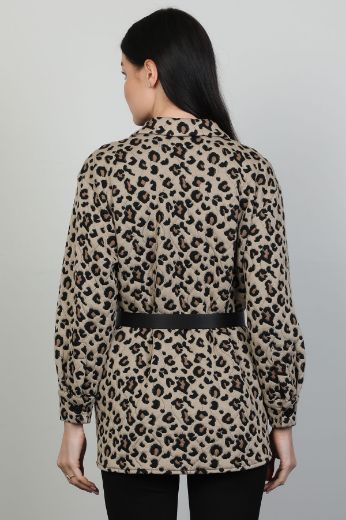 Picture of Seul 53145 LEOPARD Women Blouse