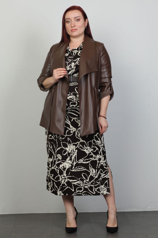 Picture of Ventura 3401xl-6508xl BROWN Plus Size Women Suit