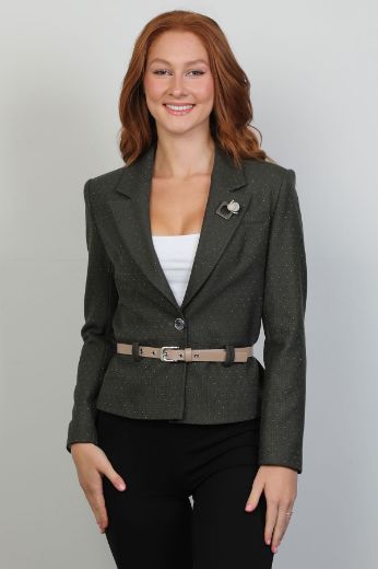 Picture of Pizara Line 7860 KHAKI Women Jacket