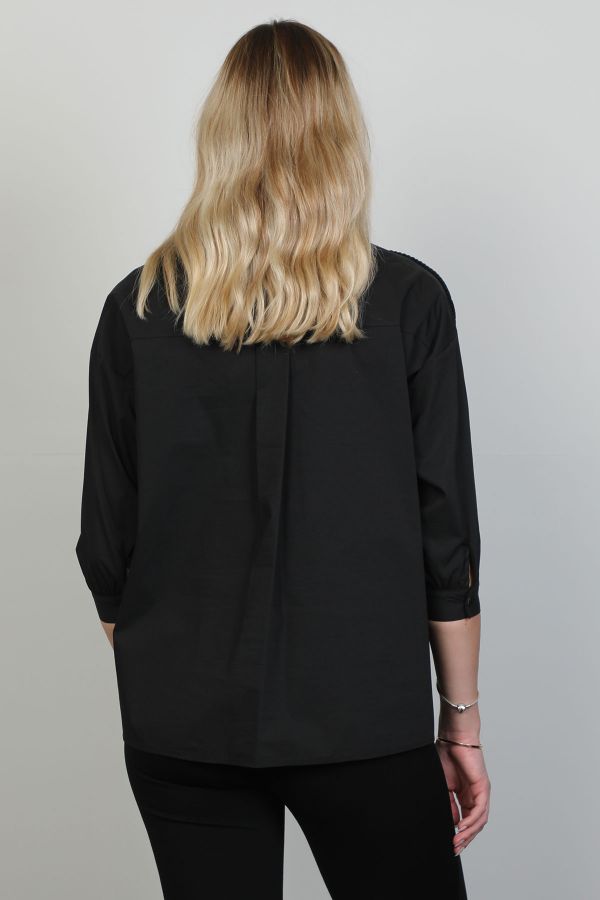 Picture of Roux 2411039 BLACK Women Blouse