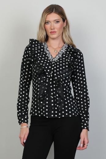 Picture of Roux 2321007 PATTERN Women Blouse