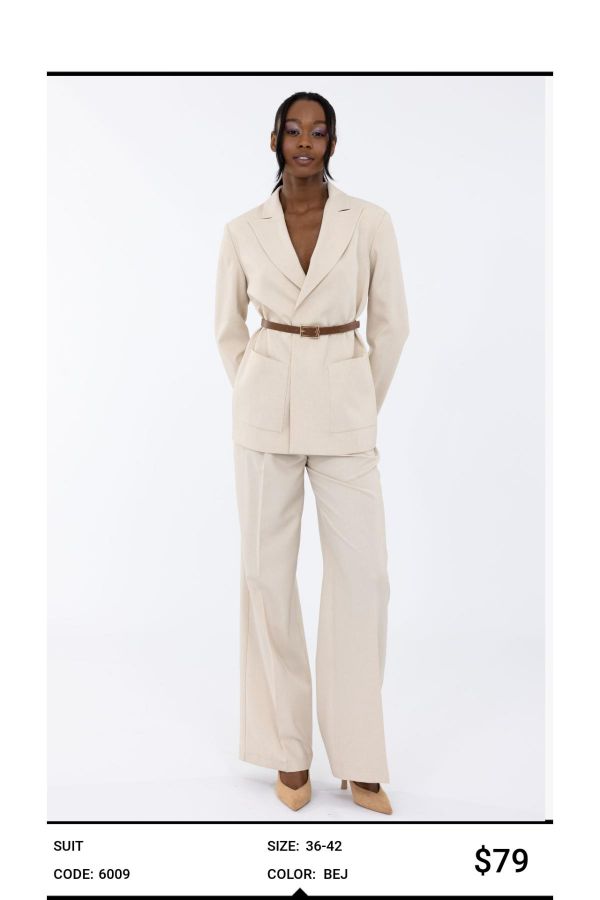 Picture of Idyl 6009 BEIGE Women Suit