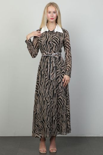 Picture of Roux 2317020 MINK Women Dress